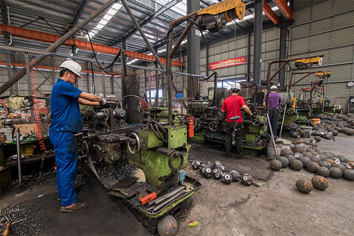 武穴网架配件车间